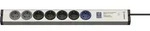 Ehmann 0615x00078001 Master/Slave-Steckdosenleiste Aluminium (eloxiert), Schwarz
