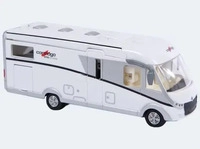 Die Cast Modellauto cathago Camper wei&szlig; 16cm Pull Back