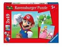Puzzle Ravensburger Super Mario 3 X 49 Teile, Spielwaren