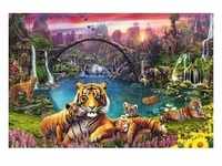 Puzzle Ravensburger Tiger in paradiesischer Lagune 3000 Teile