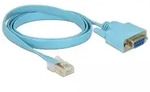 Delock 63341 VGA / RJ45 Adapter [1x D-SUB-Buchse 9pol. - 1x RJ45-Stecker] Blau 1.00m