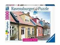 Puzzle Ravensburger Häuser in Aarhus, Dänemark Scandinavian Places 1000 Teile