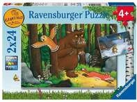 Puzzle Ravensburger Gr&uuml;ffelo: Der Waldspaziergang 2 X 24 Teile