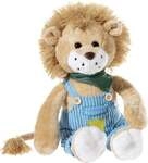 Heunec 335479 - L&ouml;we, Latzhosen Gang, Stofftier, Pl&uuml;schtier, 35cm