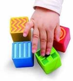 Eichhorn Holzspielzeug Baby F&uuml;hl- und Klangbausteine