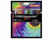 STABILO Aquarell-Buntstifte aquacolor ARTY 24er Set