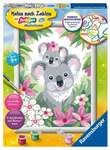 CreArt, Malen nach Zahlen Kinder - S&uuml;&szlig;e Koalas