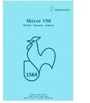 Hahnem&uuml;hle Papier Skizze 190, DIN A4, 190 g/m2