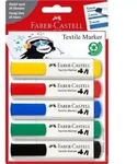 Faber-Castell Textilmarker 5-teilig Basisfarben