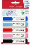 Faber-Castell Textilmarker 5-teilig Babyfarben