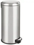 Treteimer Mod. Leman Easy Close Edelstahl 30L, mit herausnehmbarem Einsatz