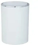 Schwingdeckeleimer Mod. Inca White, hochwertiger Kunststoff, 5 Liter