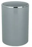 Schwingdeckeleimer Mod. Inca Grey, hochwertiger Kunststoff, 5 Liter