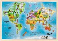 Einlegepuzzle Welt