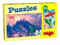 HABA - Puzzles Drachen, 24 Teile