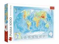 Trefl - Puzzle - Physische Weltkarte, 1000 Teile