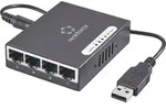 Renkforce RF-4270245 RF-4270245 Netzwerk Switch 4 Port 1000MBit/s USB-Stromversorgung