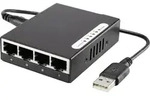 Renkforce RF-4451433 RF-4451433 Netzwerk Switch 5 Port 100MBit/s USB-Stromversorgung