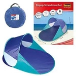 Idena Popup-Strandmuschel UV40+ blau/t&uuml;rkis 200x120x90cm