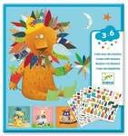 DJECO Stickerbild Tiere 3-6