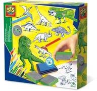 SES CREATIVE Stempelset Dinos