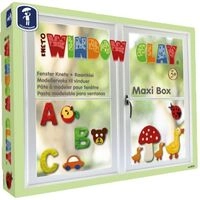 Window Clay Maxi - 10 bunte Stangen a 45 g mit Zubeh&ouml;r