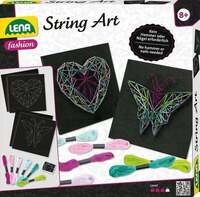 String Art Schmetterling & Herz, Faltschachtel