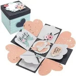 FOLIA&reg; Bastelset Explosionsbox, Romantik
