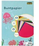 Idena Buntpapier DIN A4 25 Blatt ungummiert sortiert