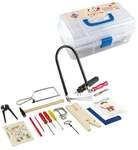 PEBARO 641S - Laubs&auml;ge-Set mit Stahlwerkzeugen und Bohrmaschine, mit Anleitungsheft