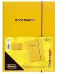 Idena Postmappe mit Gummizug PP gelb DIN A4