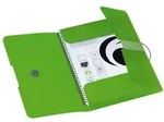Herlitz Gummizugmappe PP A4 opak apfel