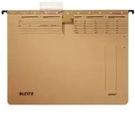 LEITZ H&auml;ngehefter Alpha natronbraun DIN A4 10 St&uuml;ck