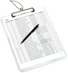 Herlitz Klemmbrett Polystyrol A4 glasklar