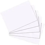 Herlitz Karteikarte A6 blanko wei&szlig; 100er Packung