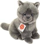 Teddy Hermann 91825 - Katze Kart&auml;user sitzend, Pl&uuml;schtier, 20 cm