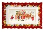 Villeroy & Boch Toy's Fantasy Kuchenplatte eckig, Santa und Kinder