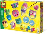 SES CREATIVE Gips- und Malset Gie&szlig;en und Anmalen Lustige Figuren