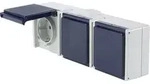 AS Schwabe 62464 Aufputz-Steckdose IP54 Grau