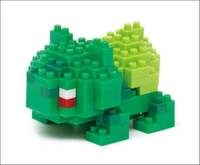 Pokemon Bulbasaur Bulbizarre Bisasam // Mini series NANOBLOCK, Mini-Bausatz, 3D-