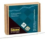 Idena Lichterkette 120 Micro LED warmwei&szlig; mit USB 13,4m