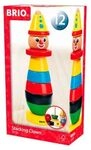 Brio Clown, Stapel-Turm aus Holz,