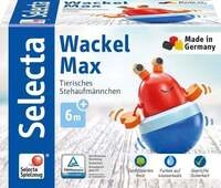 Selecta 61066 - Stehaufm&auml;nnchen, Wackel Max, Greifling, Holz, 13 cm