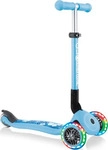 GLOBBER JUNIOR FOLDABLE FANTASY LIGHTS pastellblau-Flowers, mit Leuchtrollen Blau