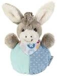 Knuddels&auml;ckchen Esel Emmi Boy blau 15cm inkl. Rassel und Knisterpapier