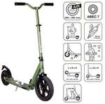 SIX DEGREES Aluminium Scooter All Terrain 300/205 mm olivgr&uuml;n