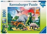 Puzzle Ravensburger Unter Dinosauriern 100 Teile XXL