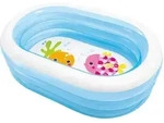 Ovaler Kinderpool mit Fischmotiv