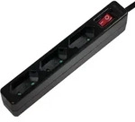 LogiLink LPS230B Steckdosenleiste mit Schalter 3fach Schwarz Konturenstecker 1St.