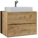 2-tlg. Waschplatz Waschtisch Lendas S Schublade